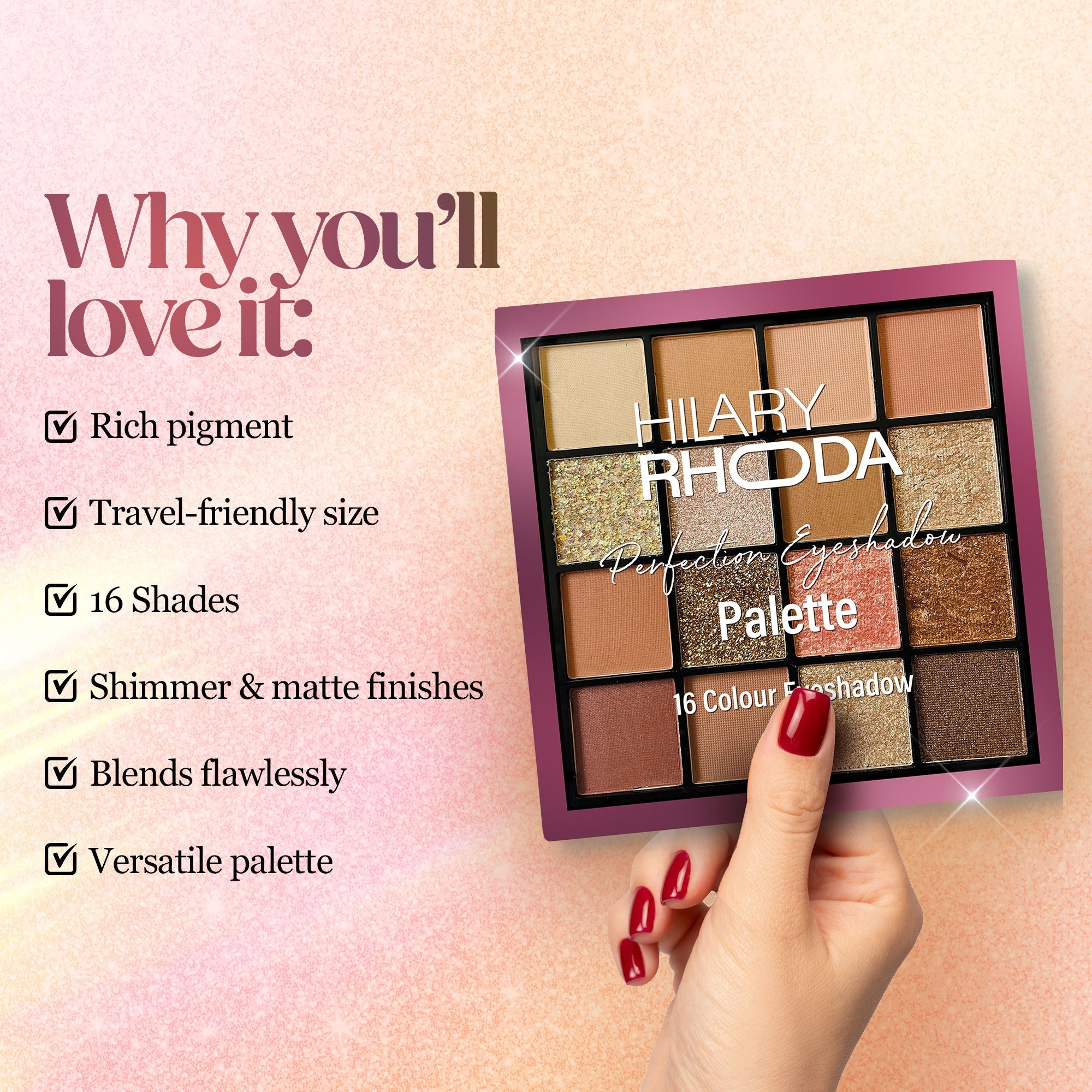 Hilary Rhoda Perfection Eyeshadow Palette - 3