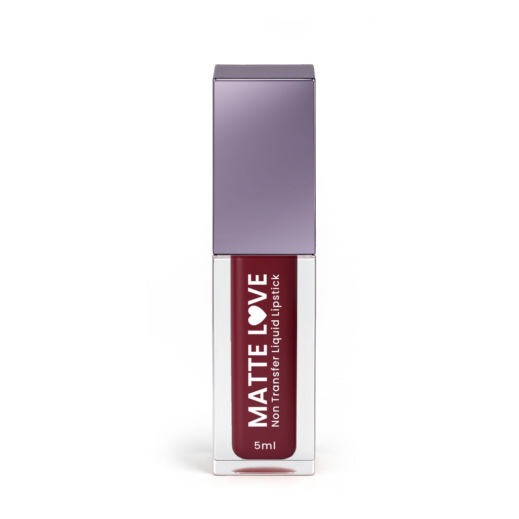 Hilary Rhoda Matte Love Non Transfer Liquid Lipstick - Burgandy Flush 24