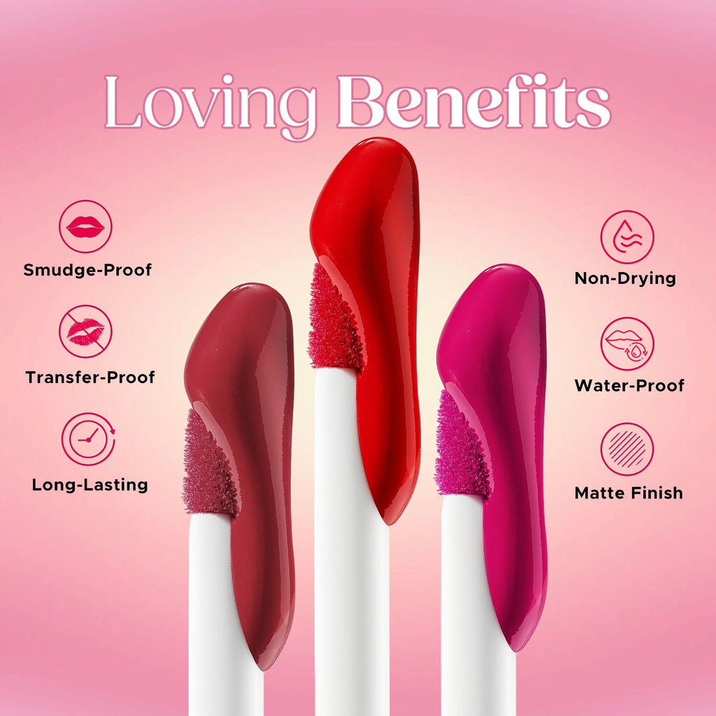 Hilary Rhoda Matte Love Non Transfer Liquid Lipstick - Love Maroon 23