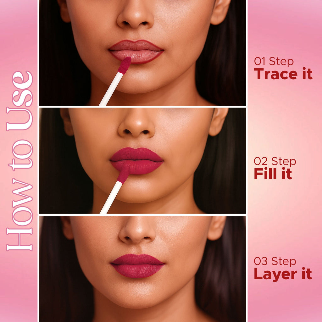 Hilary Rhoda Matte Love Non Transfer Liquid Lipstick - My Maroon 22