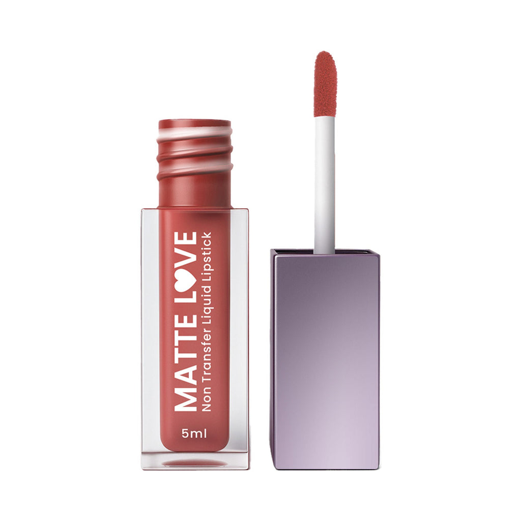 Hilary Rhoda Matte Love Non Transfer Liquid Lipstick - Money Brown 18