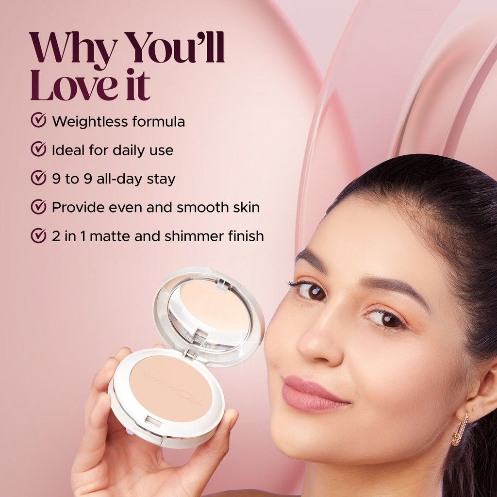 Hilary Rhoda Slay All Day Matte Compact - Natural 02