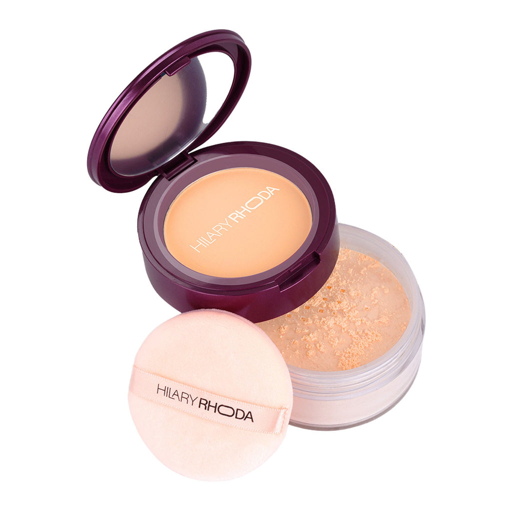Hilary Rhoda The Setting Duo Matte Compact Powder - Sand 04