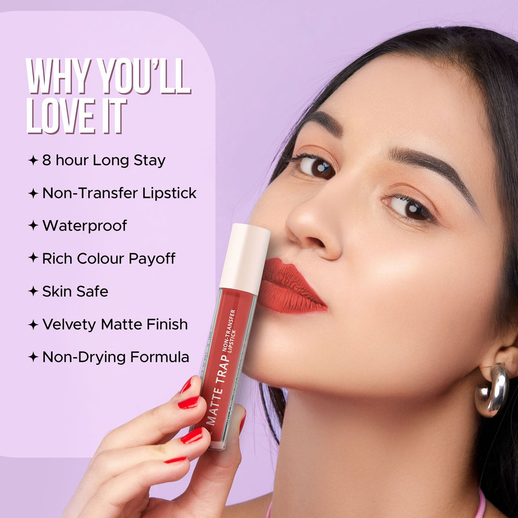 Hilary Rhoda Matte Trap Liquid Lipstick - Light Caramel 03