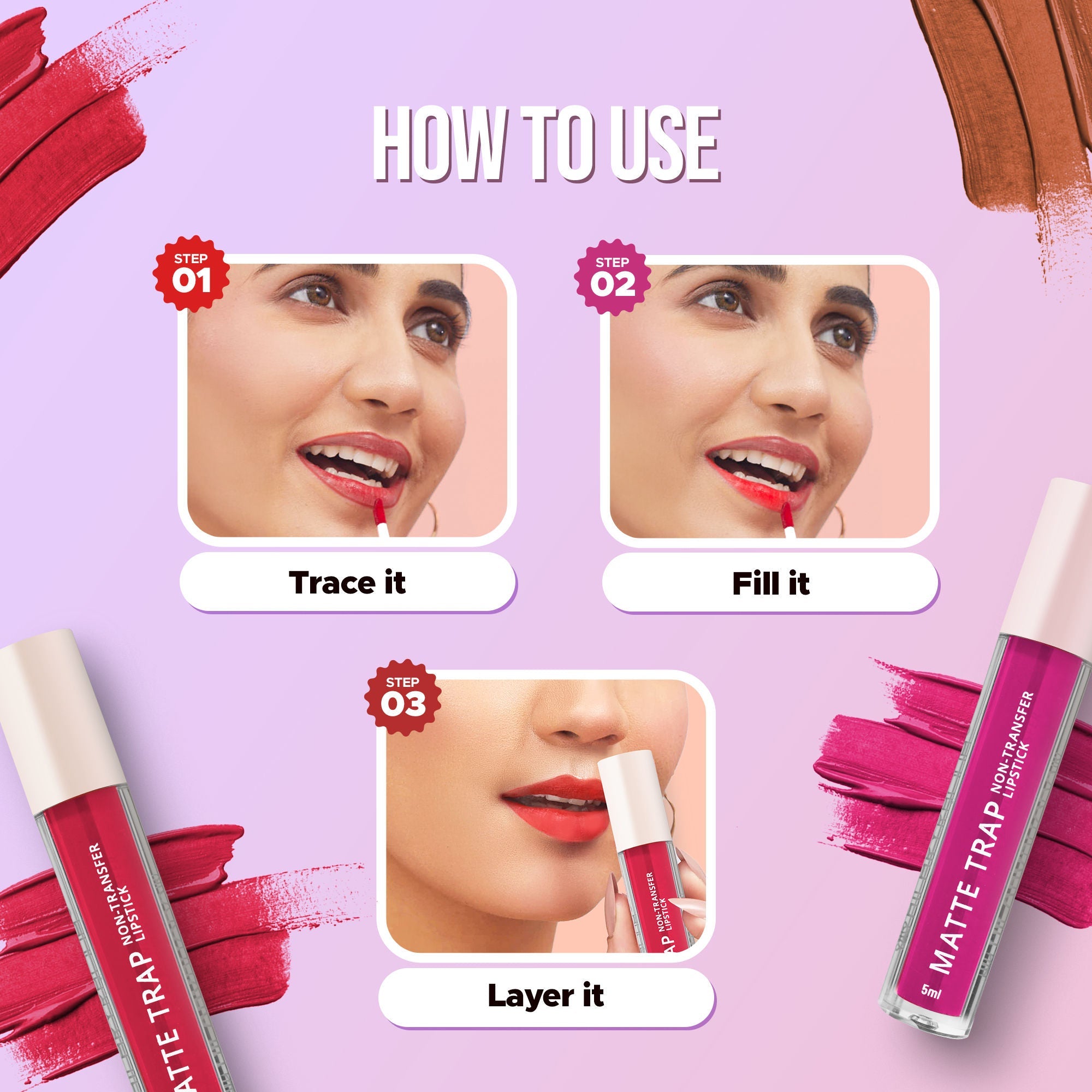Hilary Rhoda Matte Trap Liquid Lipstick - Indi Brown 05