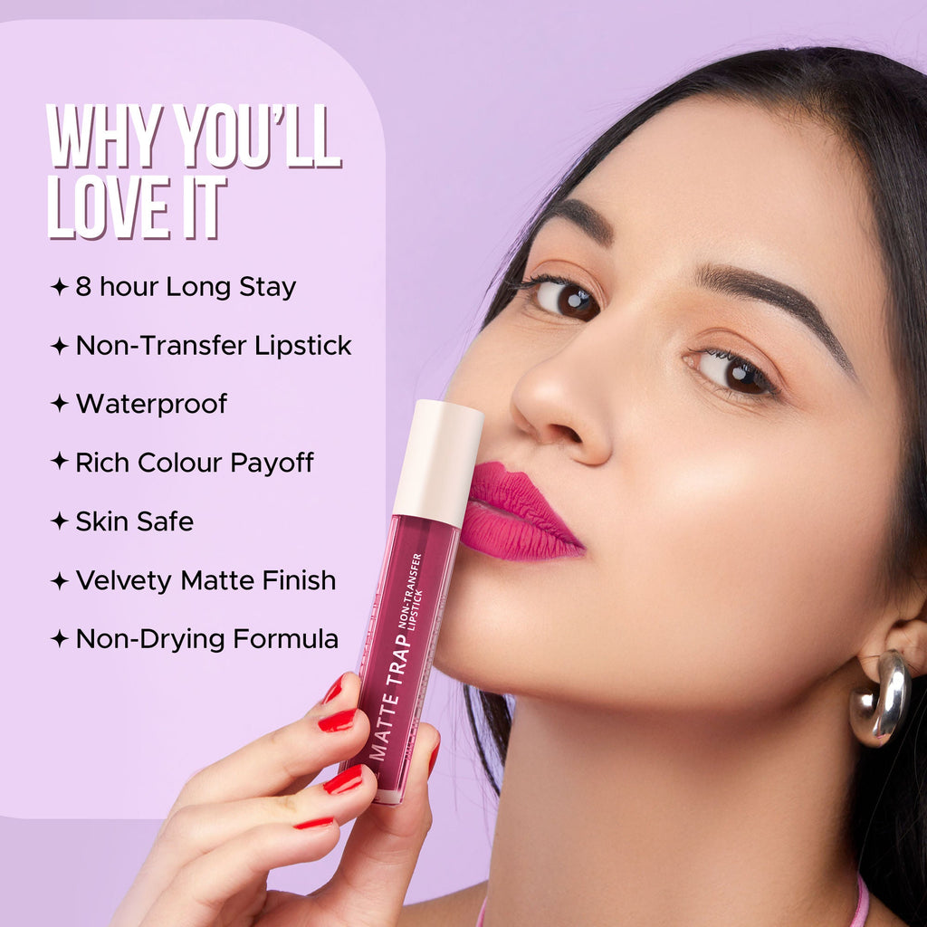 Hilary Rhoda Matte Trap Liquid Lipstick - Peachy 07