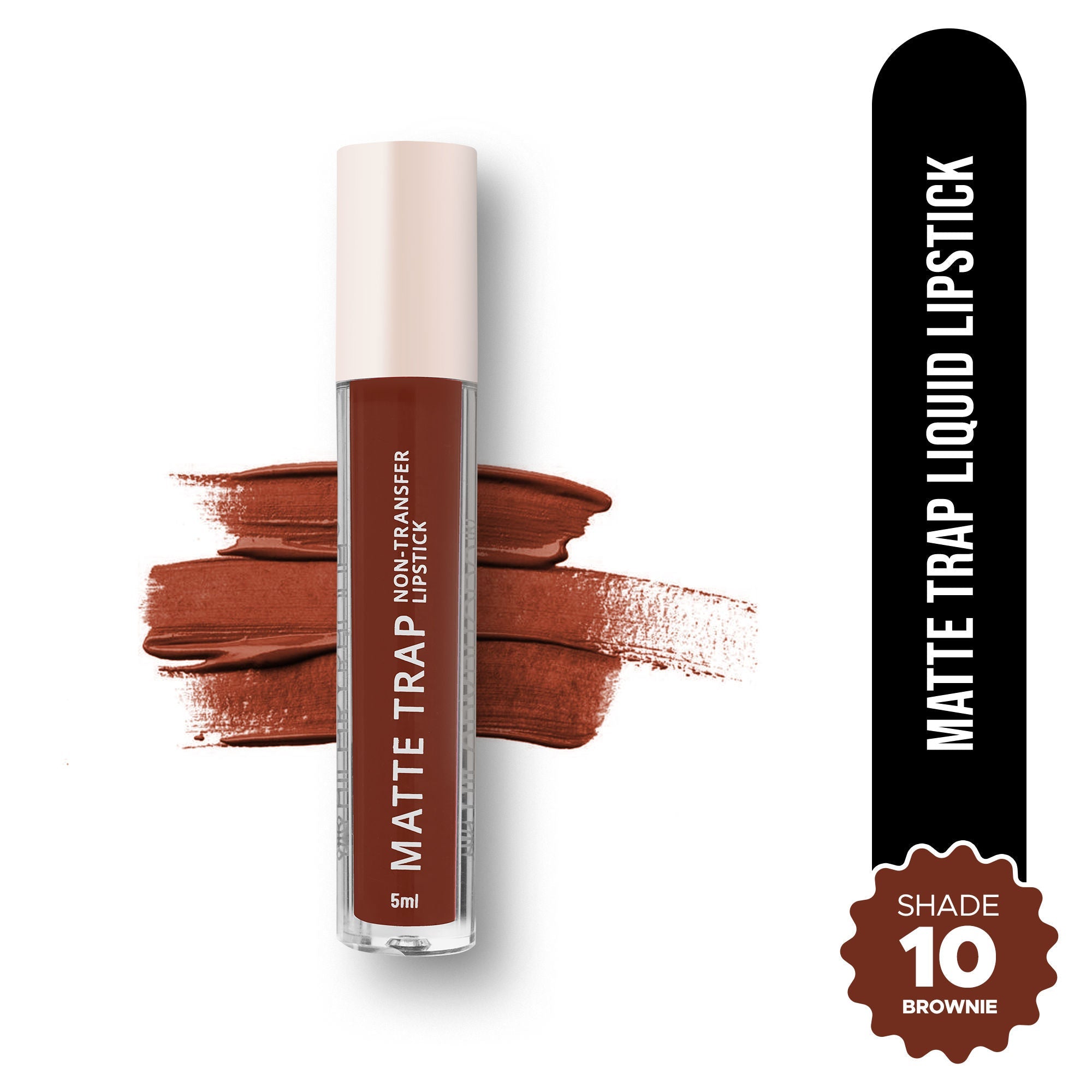 Hilary Rhoda Matte Trap Liquid Lipstick - Brownie 10