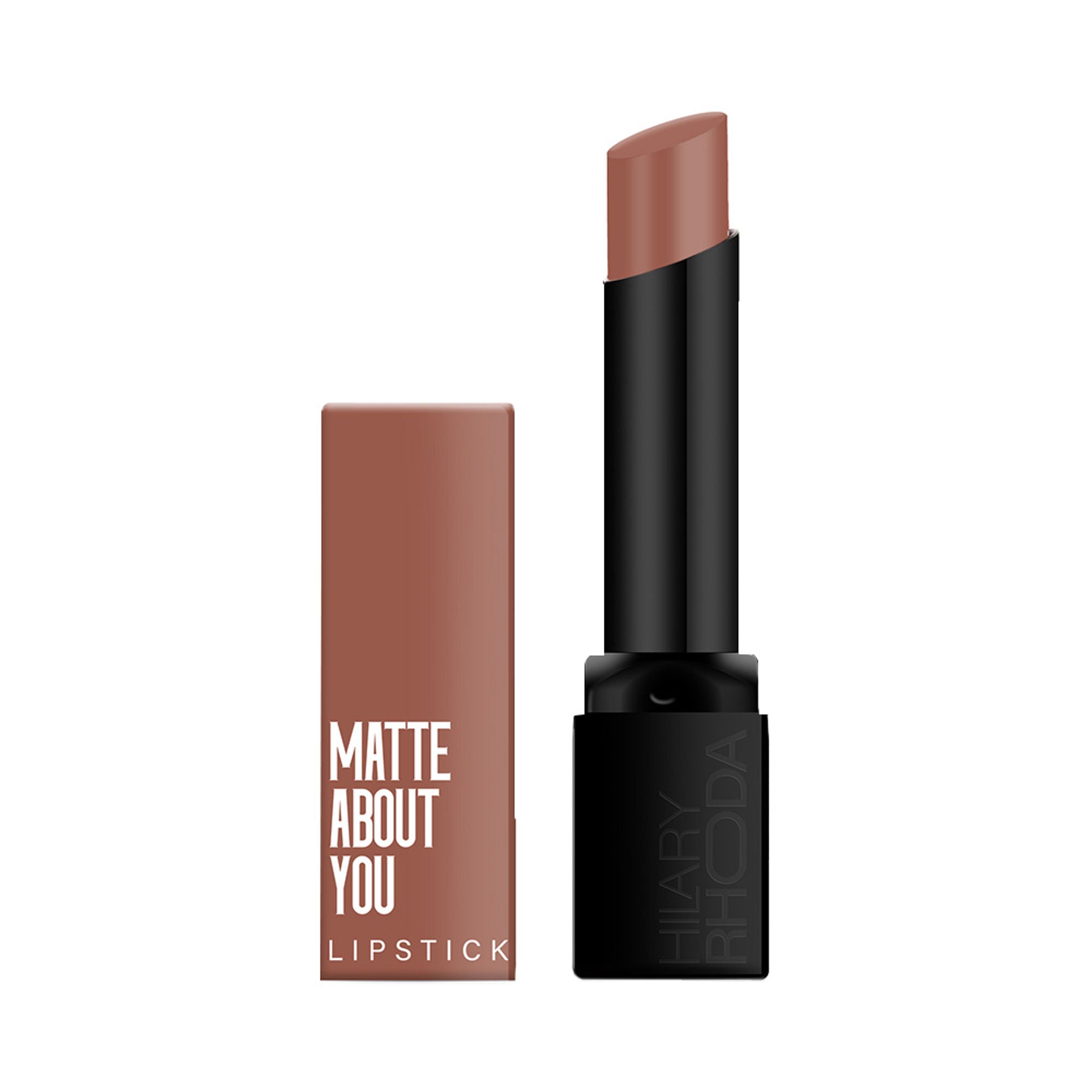 Hilary Rhoda Matte About You Lipstick - Hazel Hug 02