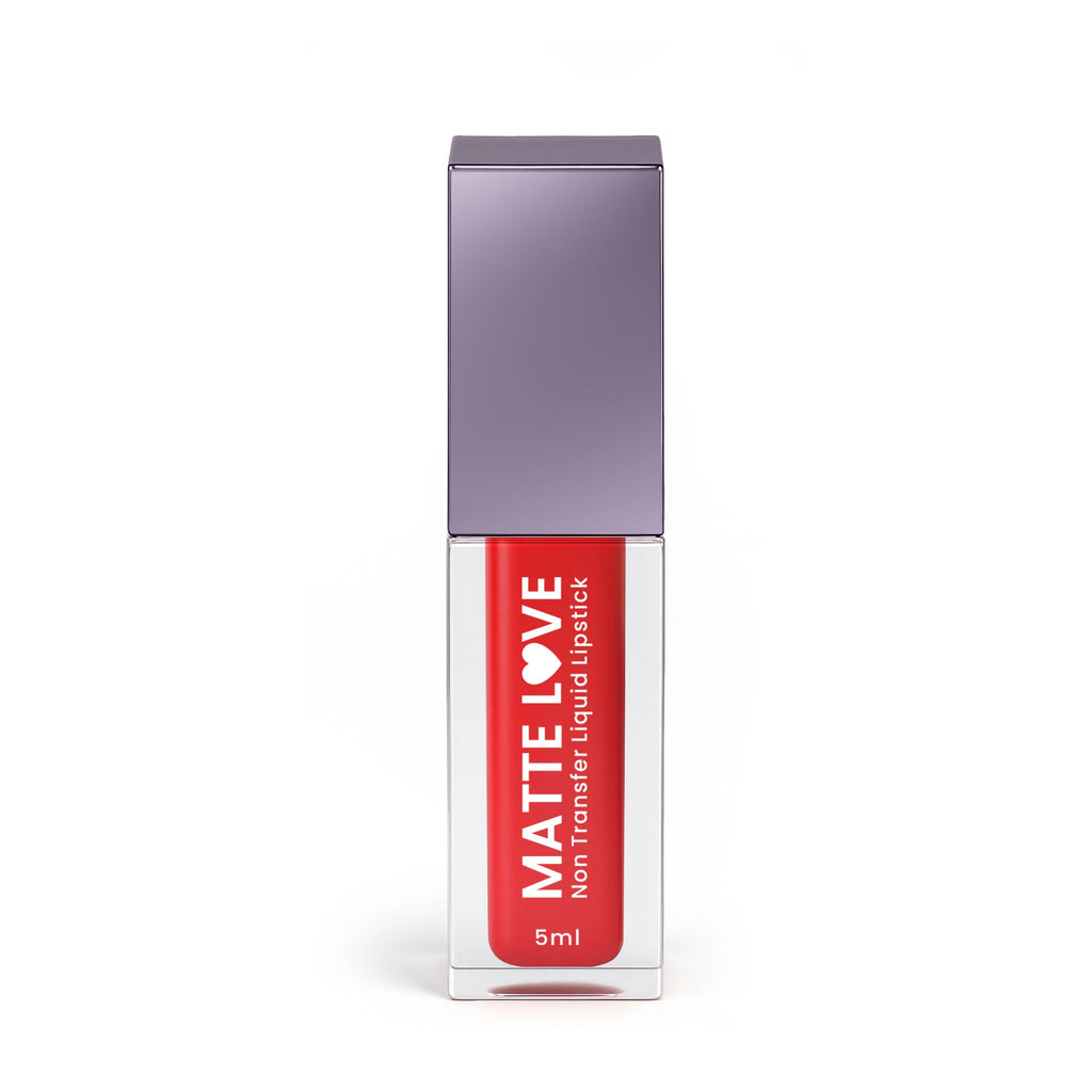 Hilary Rhoda Matte Love Non Transfer Liquid Lipstick - Cherry Red 25