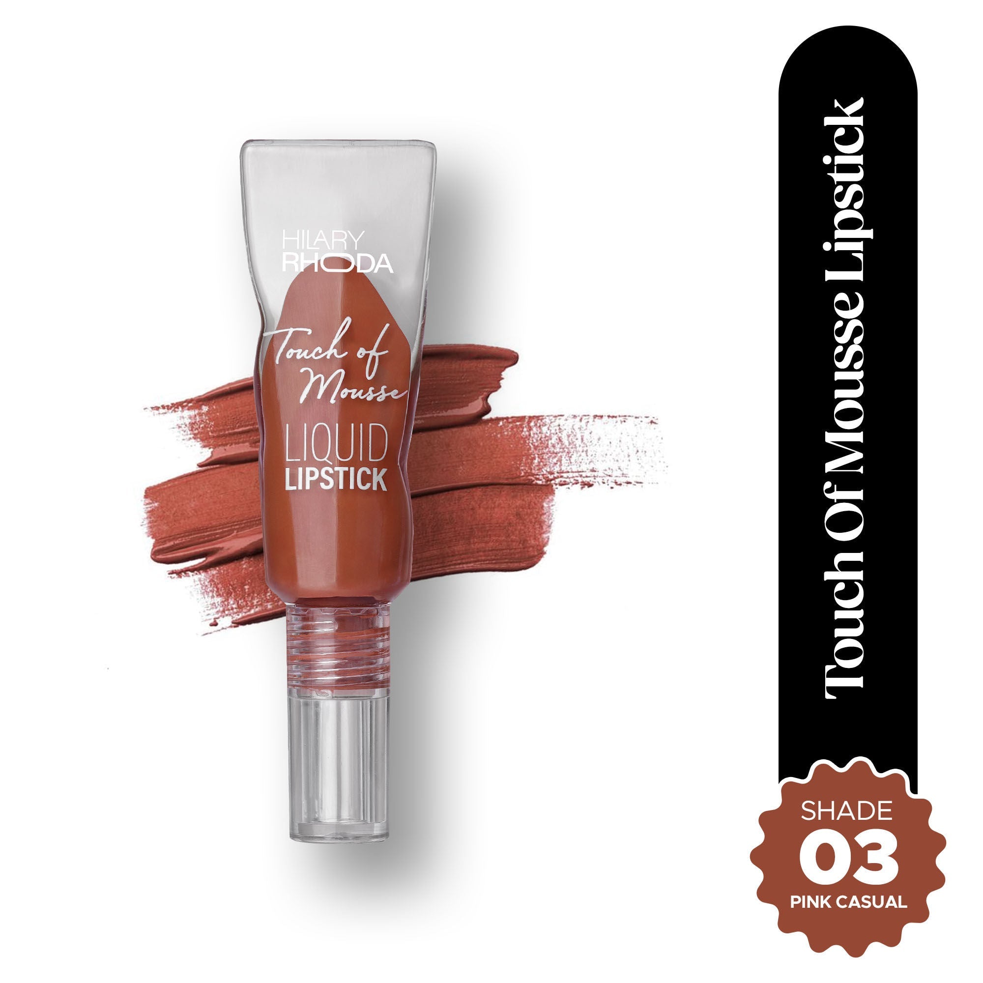 Hilary Rhoda Touch Of Mousse Waterproof Lipstick - Pink Casual 03