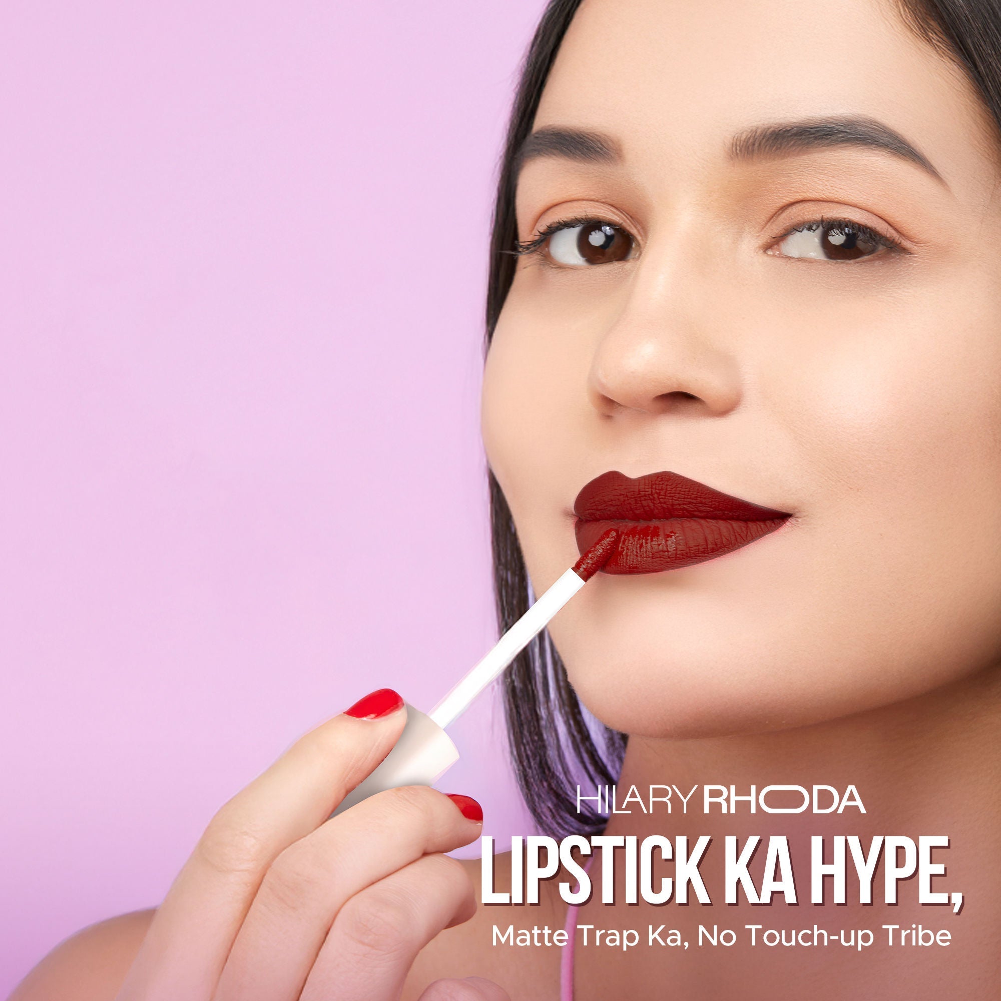 Hilary Rhoda Matte Trap Liquid Lipstick - Ruby Red 26