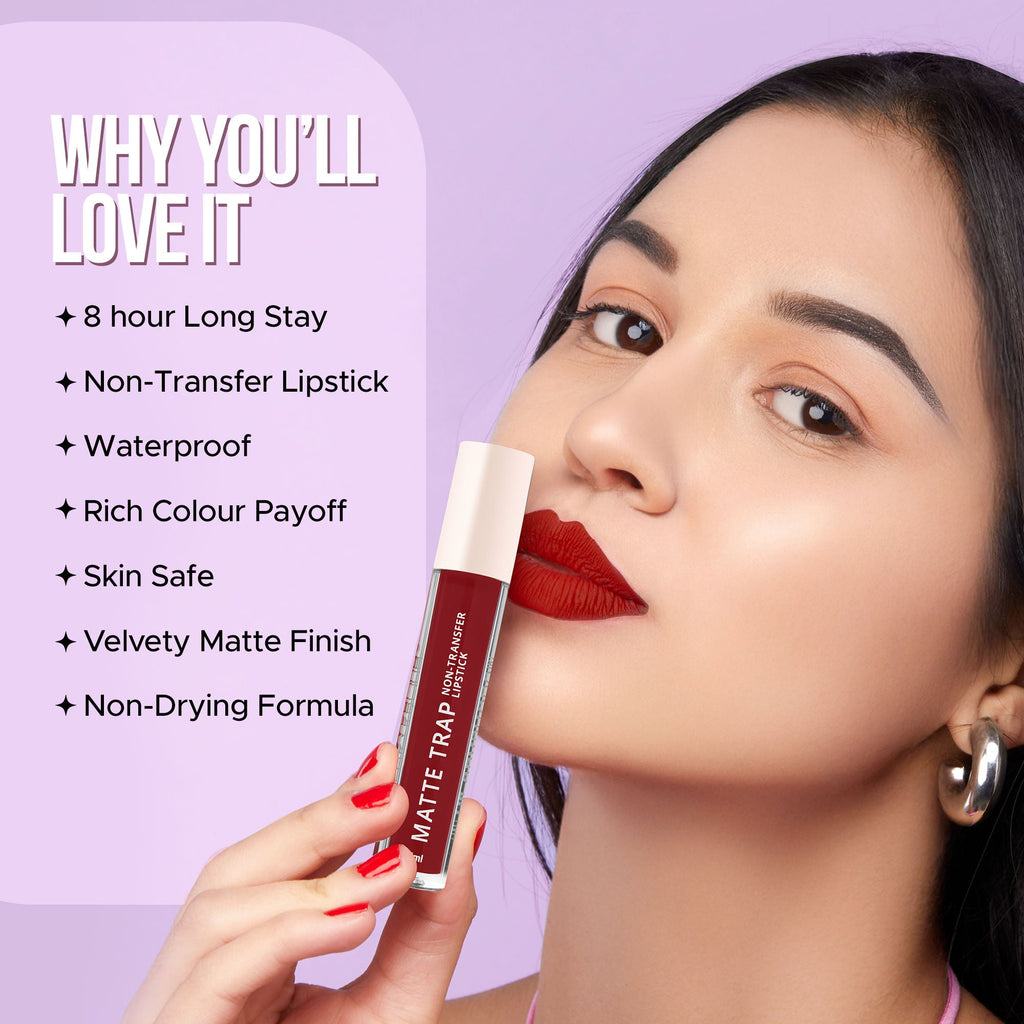 Hilary Rhoda Matte Trap Liquid Lipstick - Rustic Rouge 27