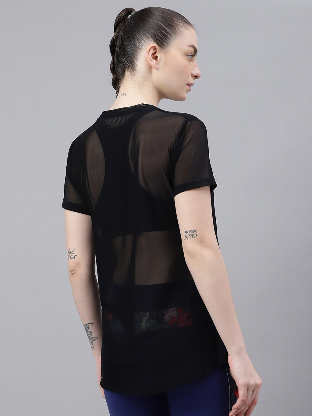 MKH Typography Printed Dri-FIT Relaxed Fit Gym T-shirt