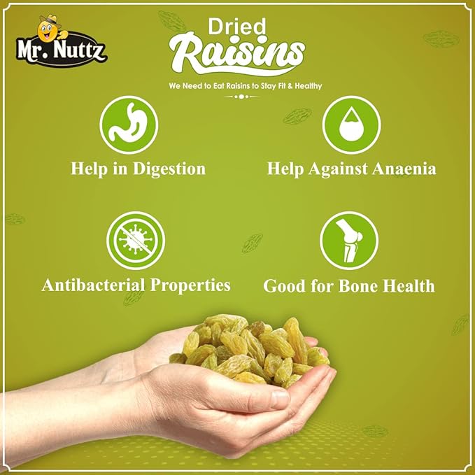 Mr. Nuttz Green Raisins Pouch