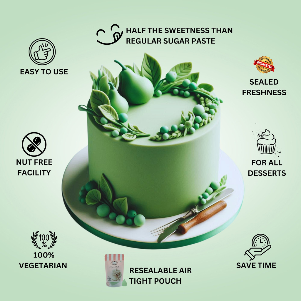 Confect Pea Green Fondant | Edible Sugarpaste