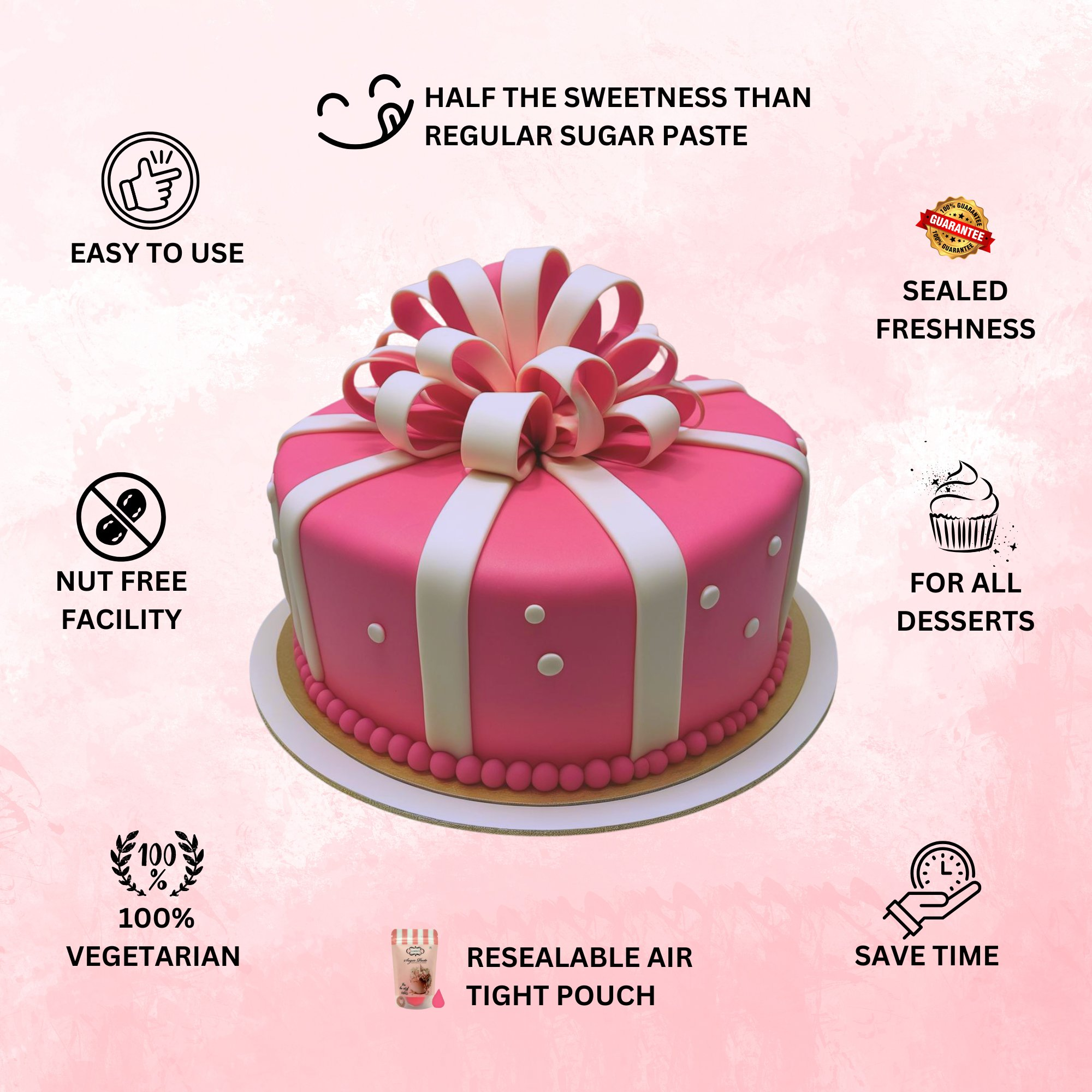 Confect Hot Pink Fondant | Edible Sugarpaste
