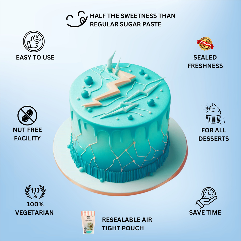 Confect Electric Blue Fondant | Edible Sugarpaste