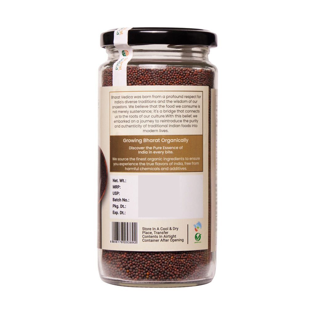 Bharat Vedica Organic Black Mustard Small - Kali Sarso