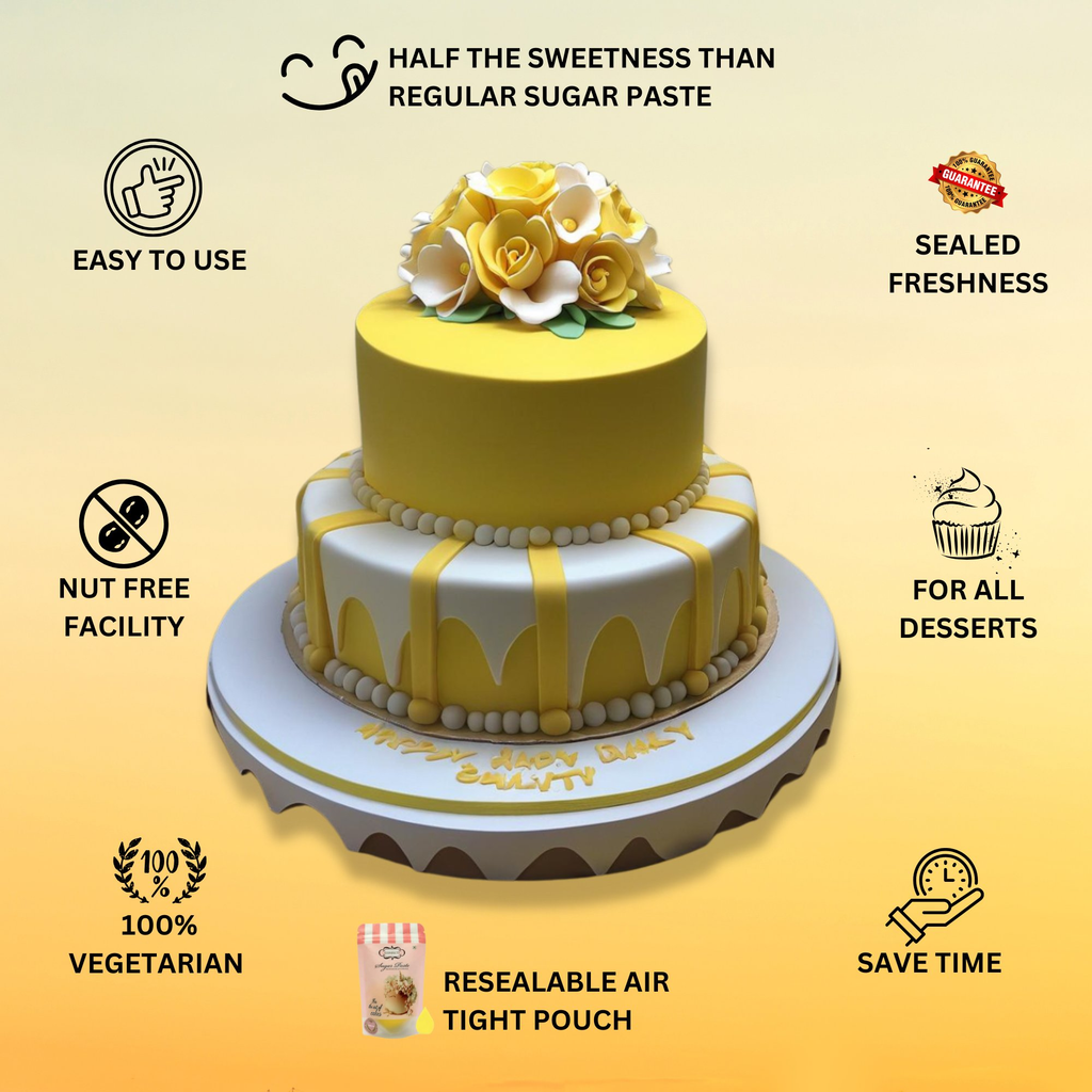 Confect Sunshine Yellow Fondant | Edible Sugarpaste