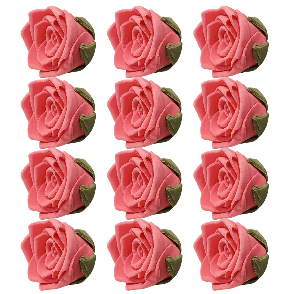 Confect Salmon Pink | Edible Sugar Roses Topper