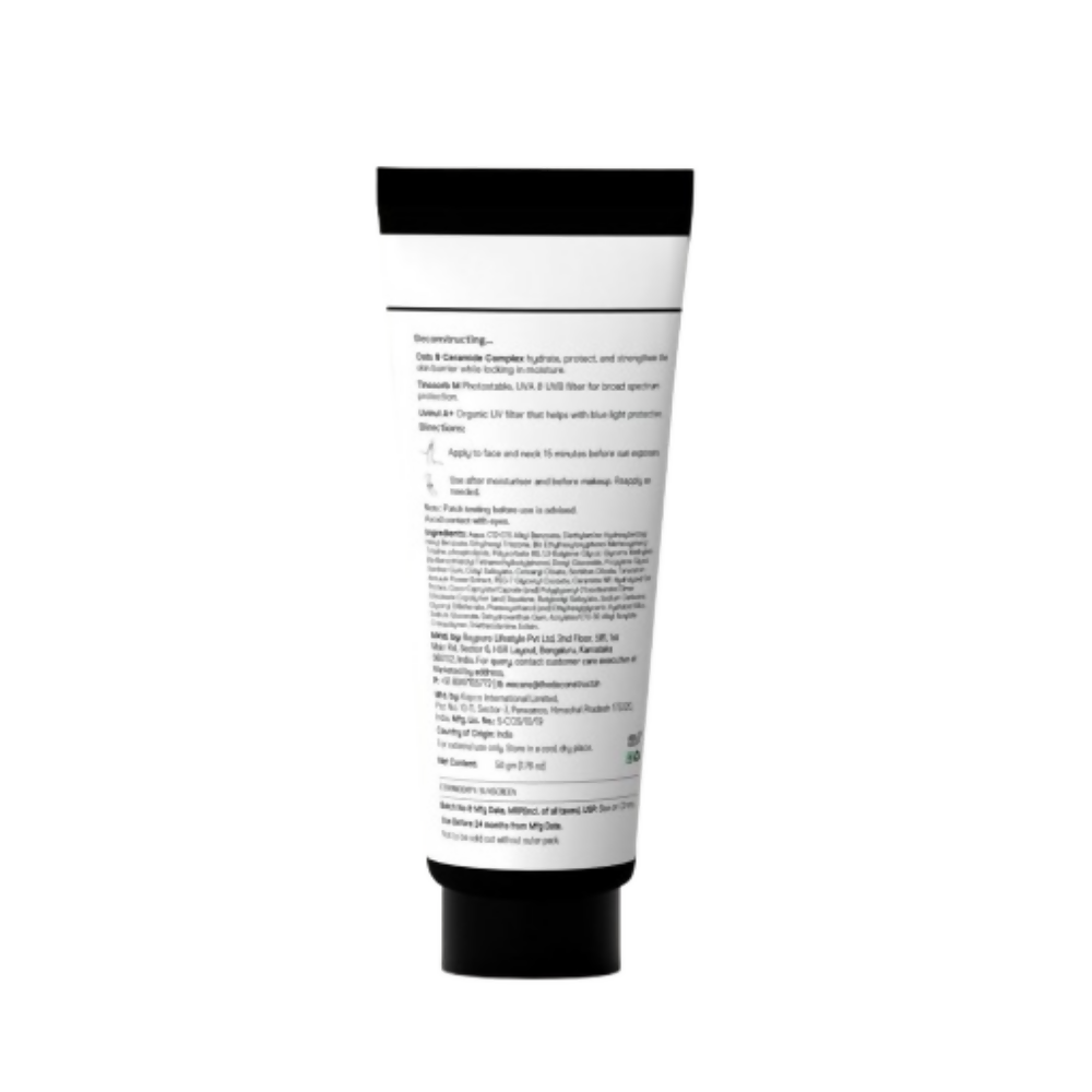 Deconstruct Oats & Ceramide Gel Sunscreen In Vivo Tested SPF 50 PA+++