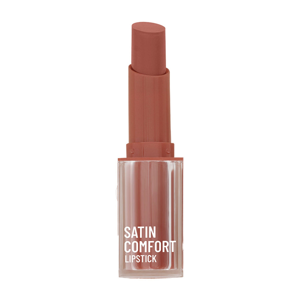 Swiss Beauty Satin Comfort Smooth Glide, Highly Pigmented , Ultra Hydrating Lipstick - 1 Barely Nude
