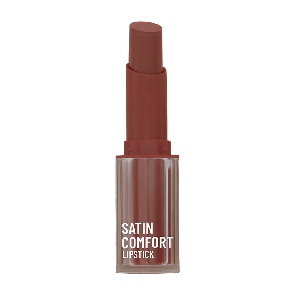Swiss Beauty Satin Comfort Smooth Glide, Highly Pigmented , Ultra Hydrating Lipstick - 4 Toasted Brown
