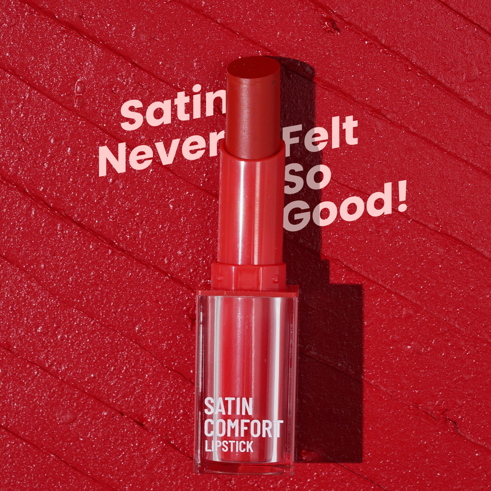 Swiss Beauty Satin Comfort Smooth Glide, Highly Pigmented , Ultra Hydrating Lipstick - 10 Wine Dine