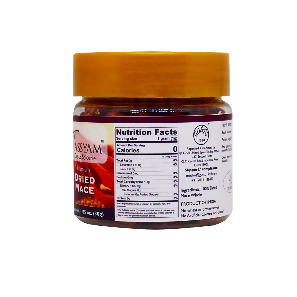 Tassyam Organics Whole Mace