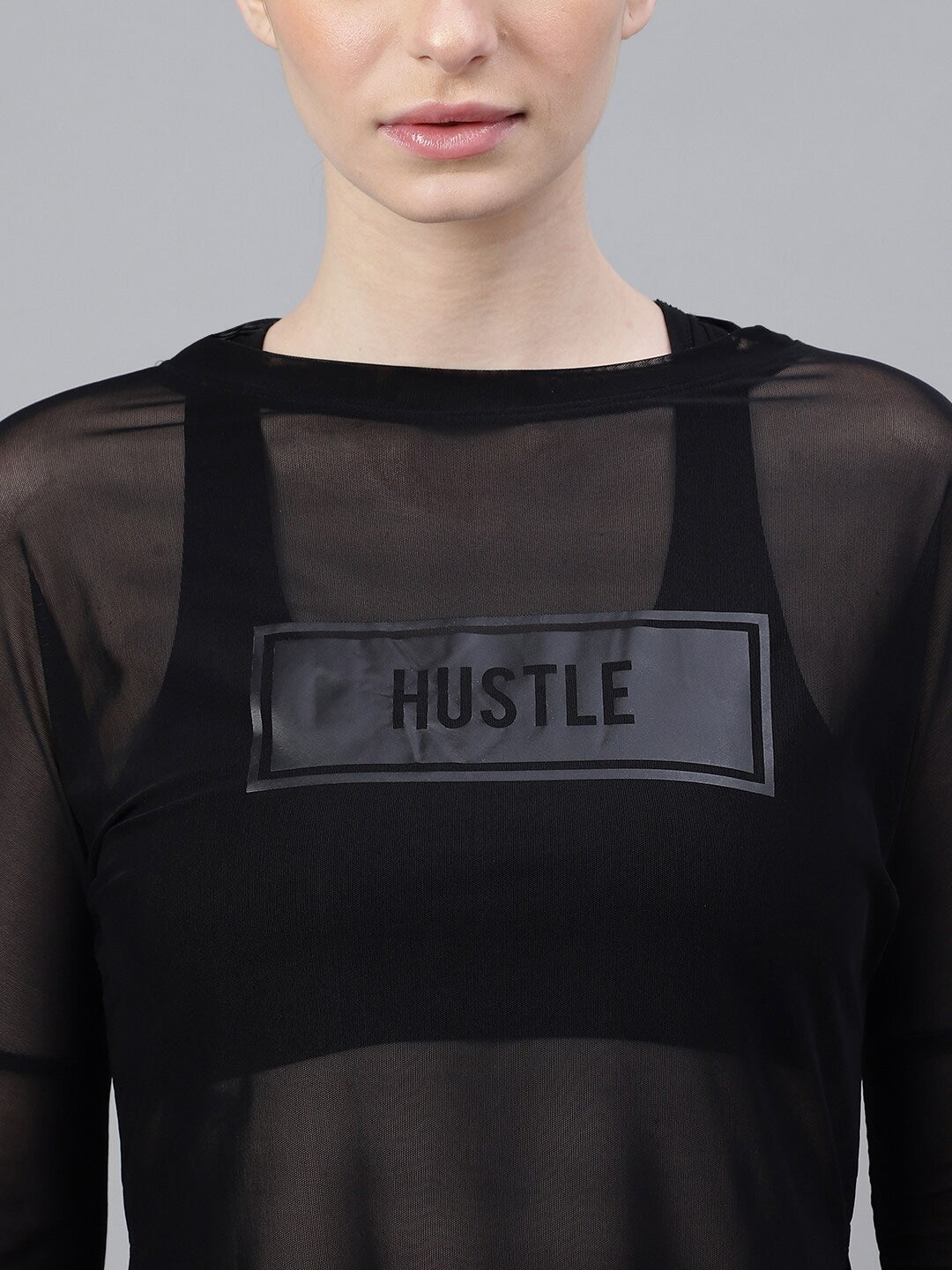 MKH Typography Printed Dri FIT Relaxed Fit Sports T-shirt