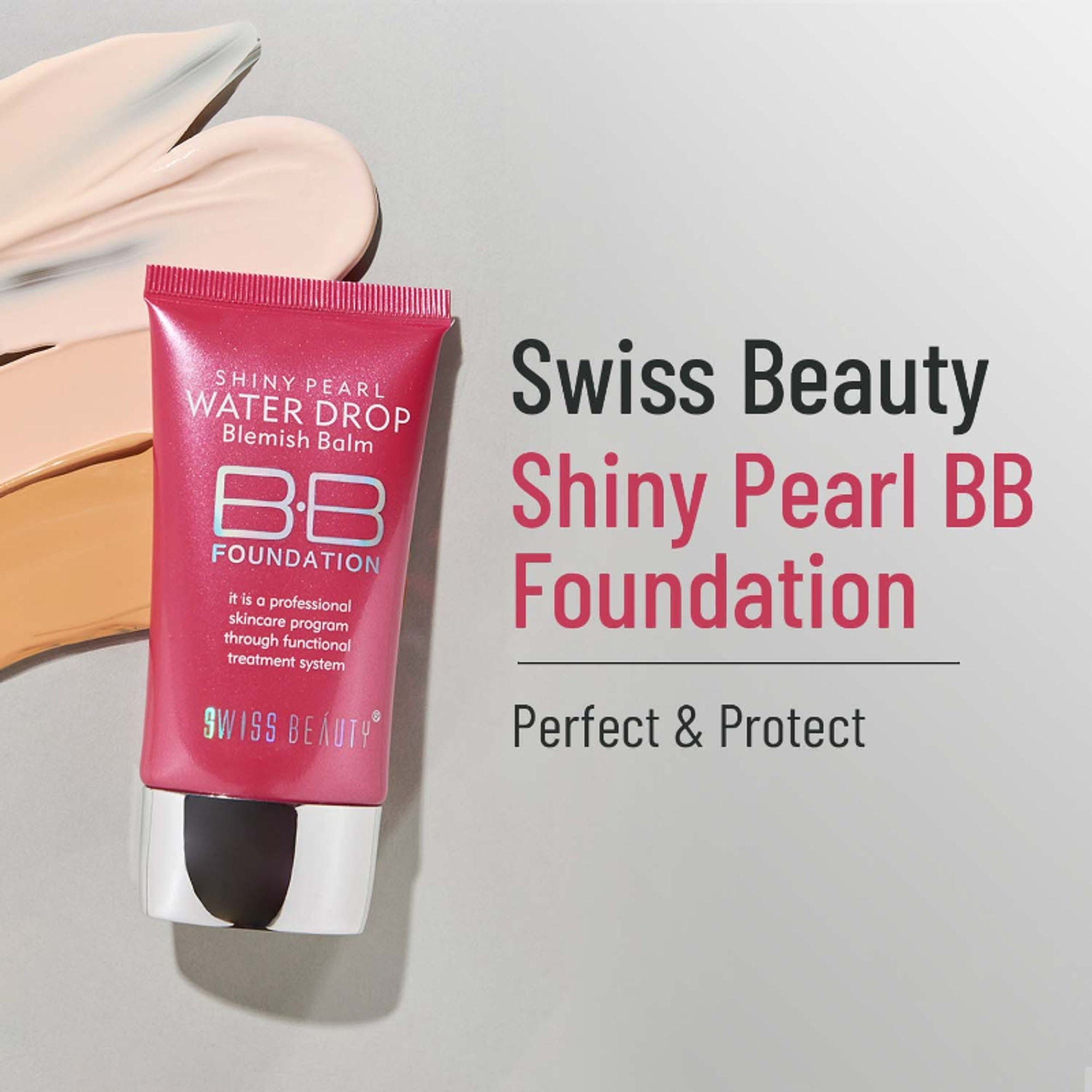 Swiss Beauty Shiny Pearl Water Drop Blemish Balm BB Foundation - 1