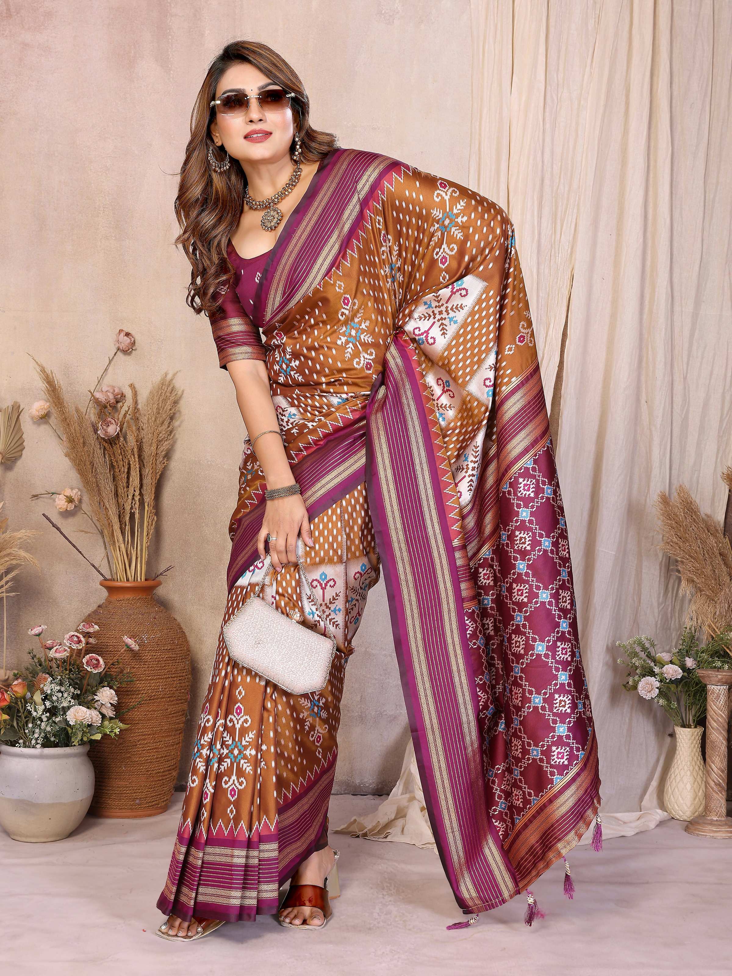 Aastha Fashion Mustard Soft Silk Weaving Saree