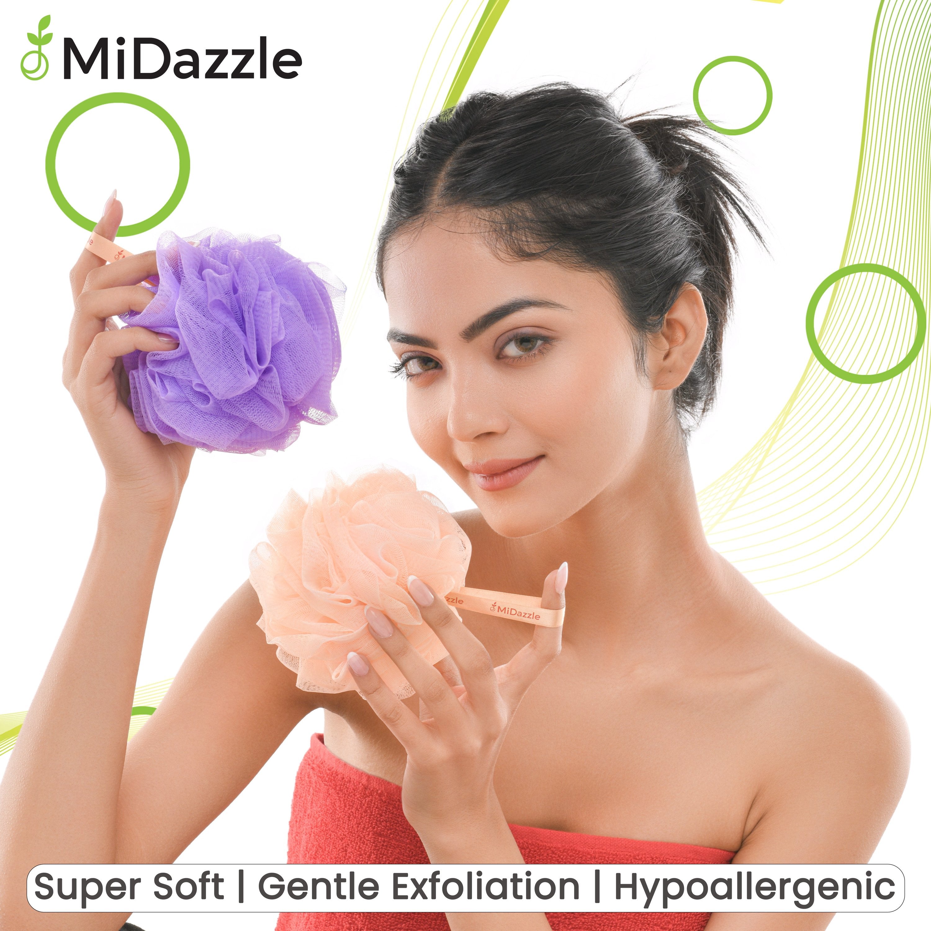 MiDazzle Bath Loofah-M MINL6007