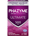Phazyme Ultimate Gas & Bloating Relief, Works In Minutes, 20 Fast Gels