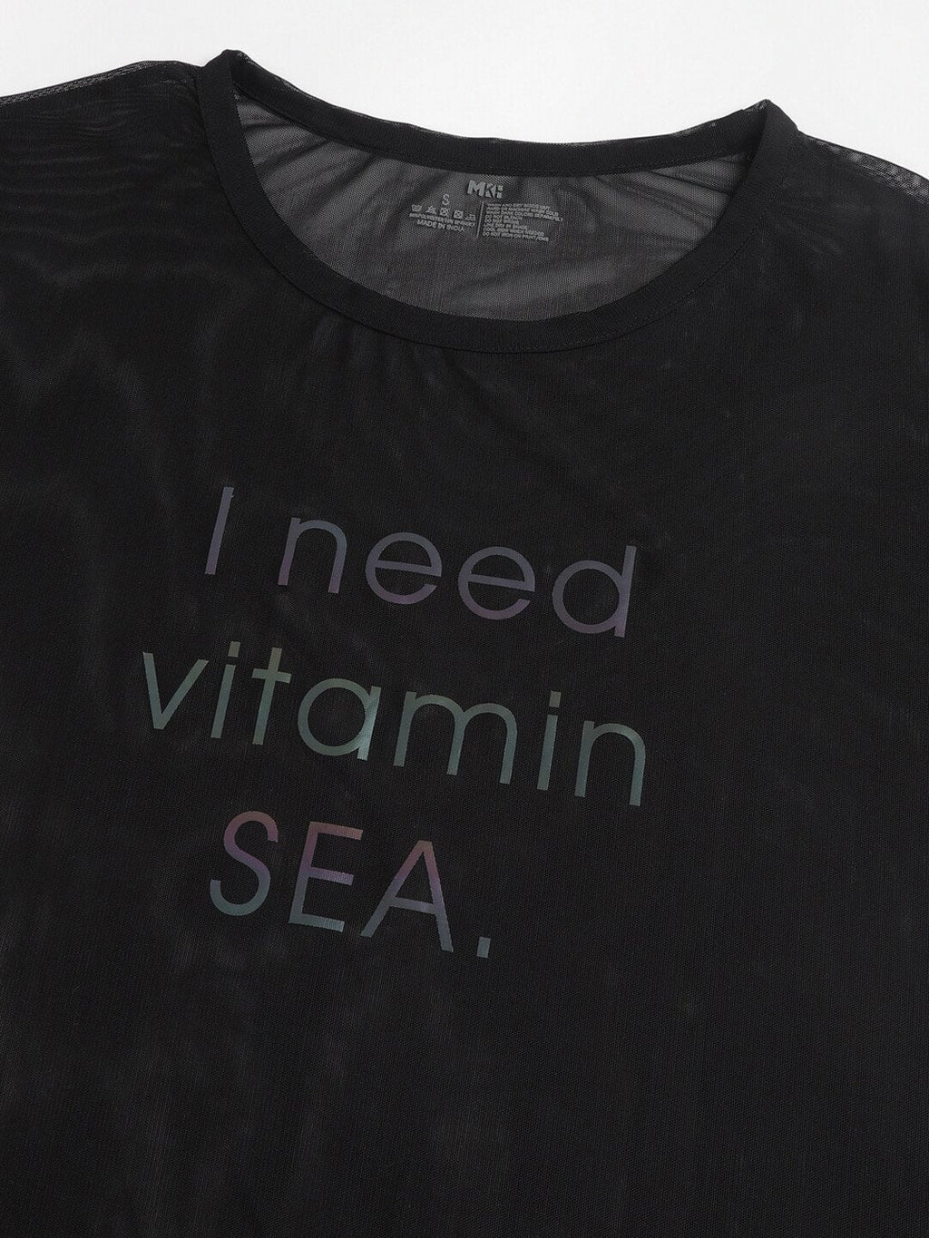 MKH Typography Printed Dri-Fit Relaxed Fit Training or Gym T-Shirt