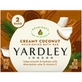 Yardley London Creamy Coconut Bath Bars – 2 Pack (4.25 oz each) – Ultra-Hydrating
