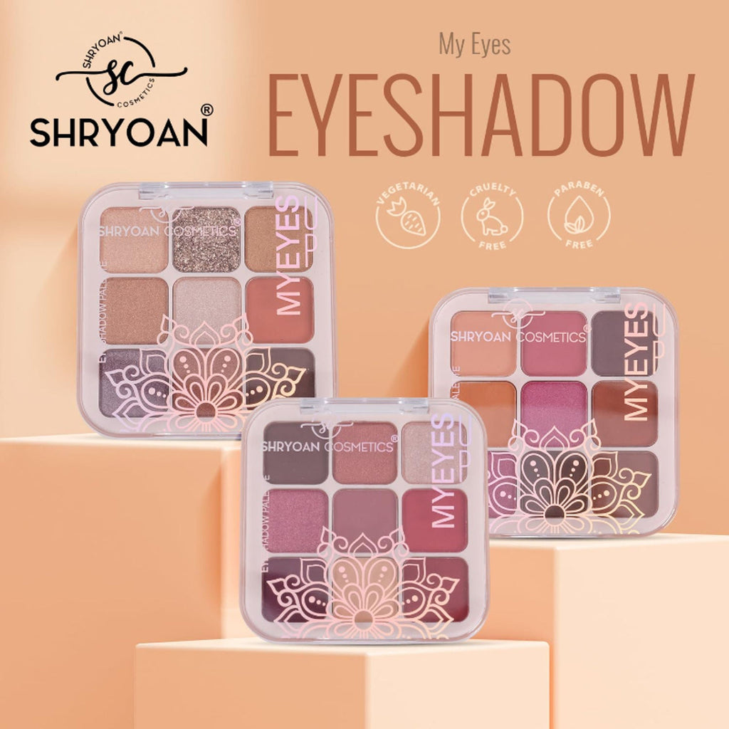 Shryoan Long Lasting My Eyes Up Matte & Shimmer Eyeshadow Palette - 1