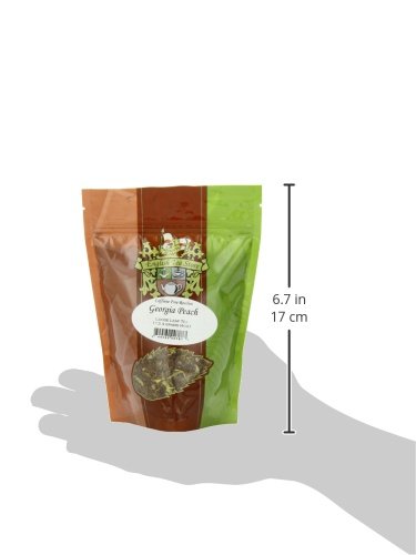 Georgia Peach Rooibos Tea Pouches - 4oz | Naturally Caffeine Free Herbal Loose Leaf Tea | Fruity and Smooth Flavor | Enjoy Hot or Iced | Rooibos Tea Blend with Peach Notes | South African Origin