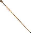 SE 3 Piece 55" Detachable Pine Wood Walking/Hiking Stick with Metal Tip, Reinforced Rubber Tip, and Water-Resistant Travel Pouch - Portable and Durable for Outdoor Adventures