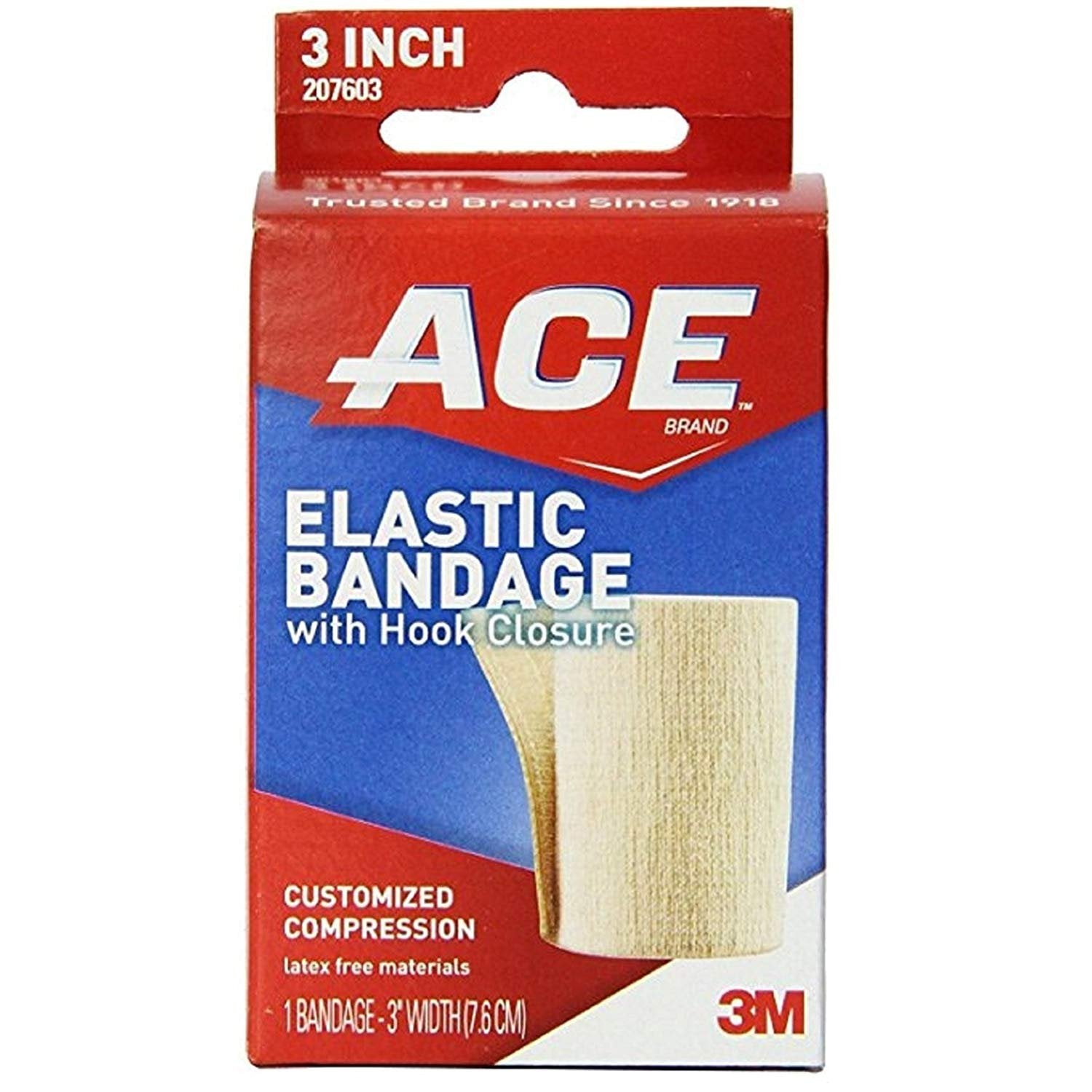 ACE Elastic Bandage, Antimicrobial, Advanced, 3 Inch Width