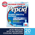 Pepcid AC Maximum Strength Heartburn Icy Cool Mint Tablets