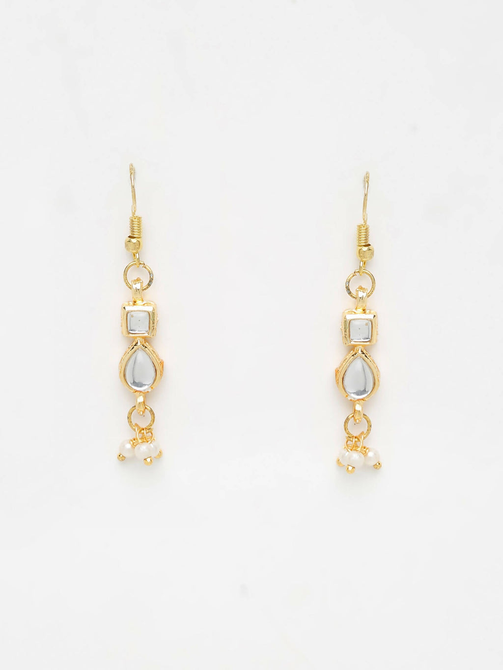 Kundan Earrings - Ruby Raang