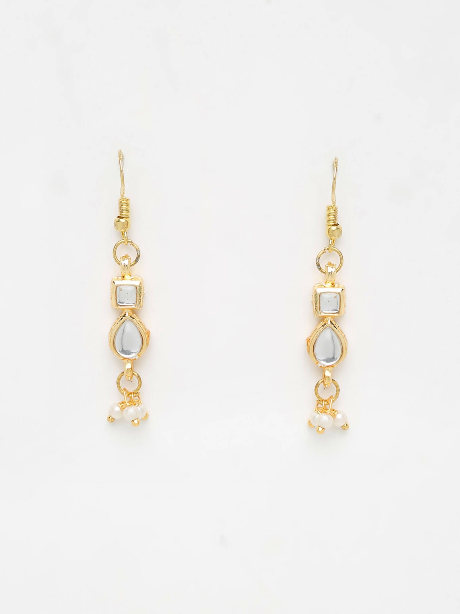 Kundan Earrings - Ruby Raang