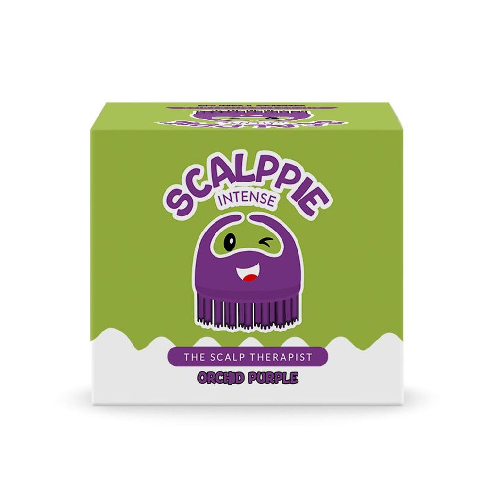 Scalppie Pro Silicon Hair Scalp Massager & Shampoo Brush Scrub Hair Growth & Anti Dandruff - Purple