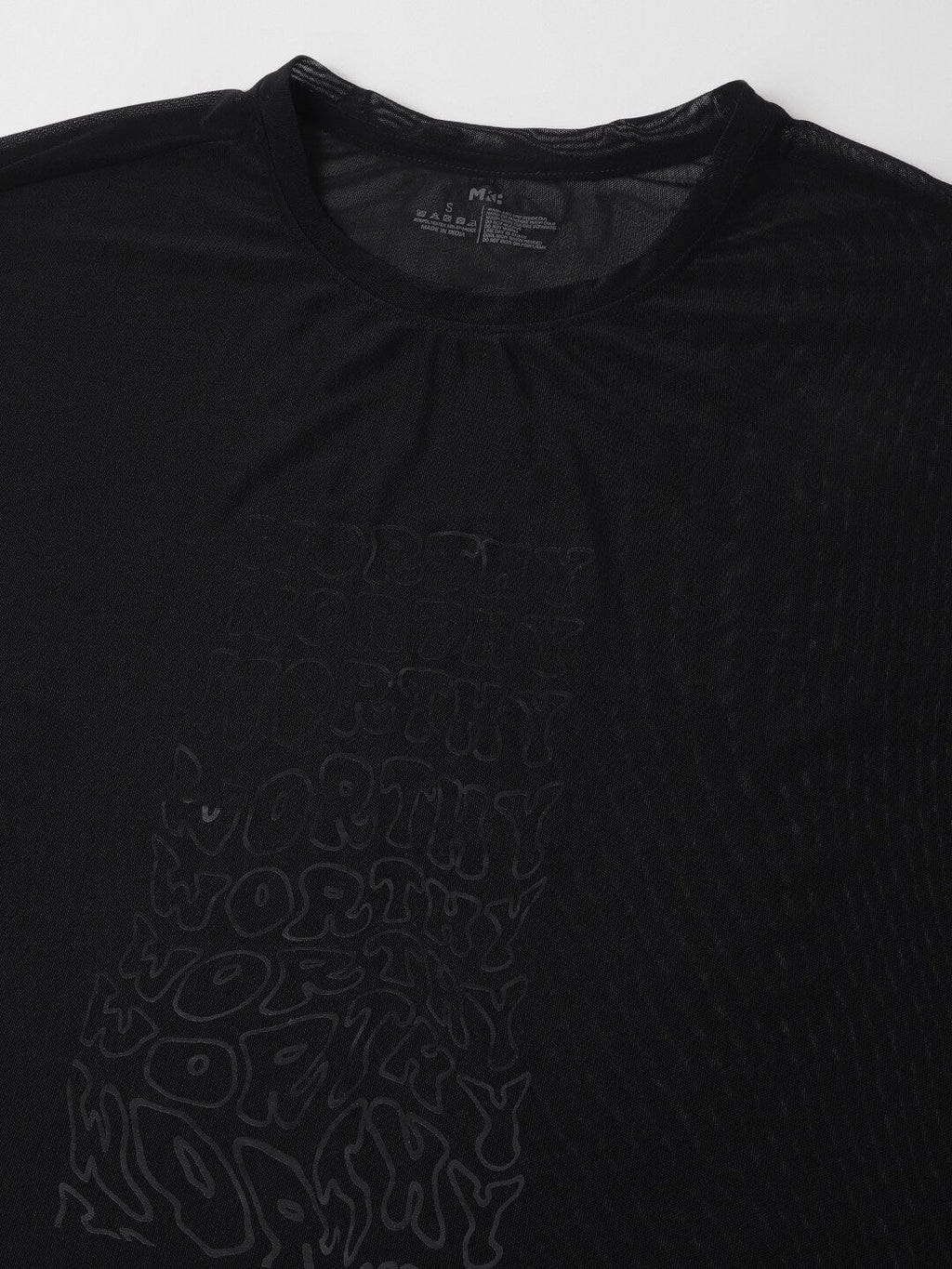 MKH Typography Printed Dri FIT Relaxed Fit Sports T-shirt