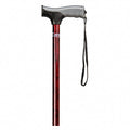 Carex Cane Designer Soft Grip Derby Handle Cane, Red