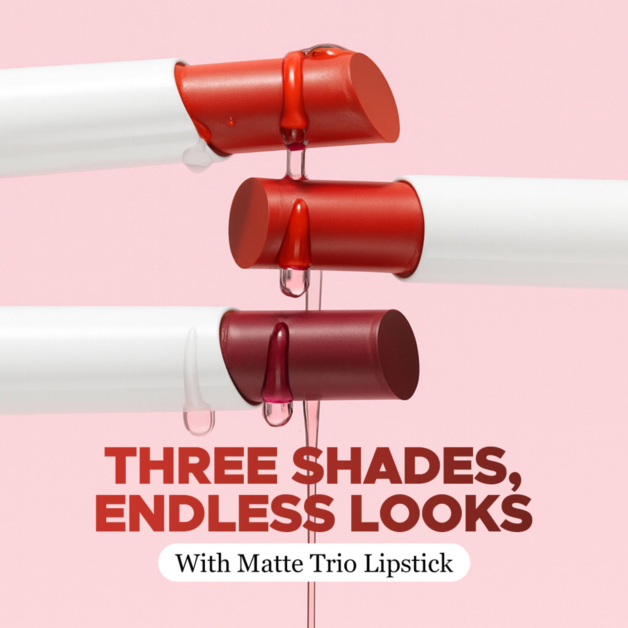 Hilary Rhoda Matte Lipstick Pack Of 3 - Mauve-Lous Trio 03