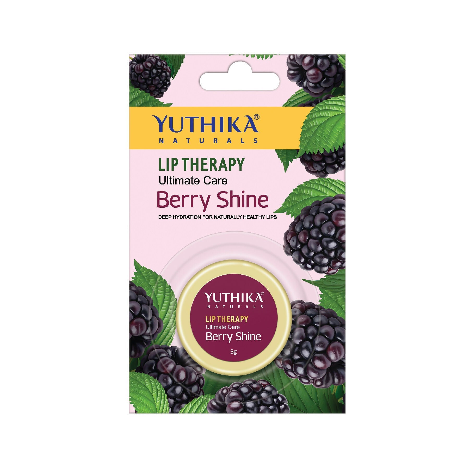 Yuthika Moisturizing Lip Balm – Berry Shine