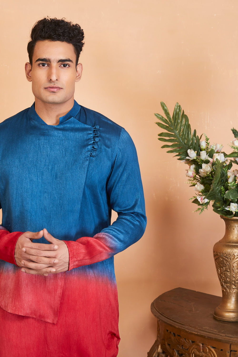 Radical Marino Flap Designer Men's Kurta by Hilo Design