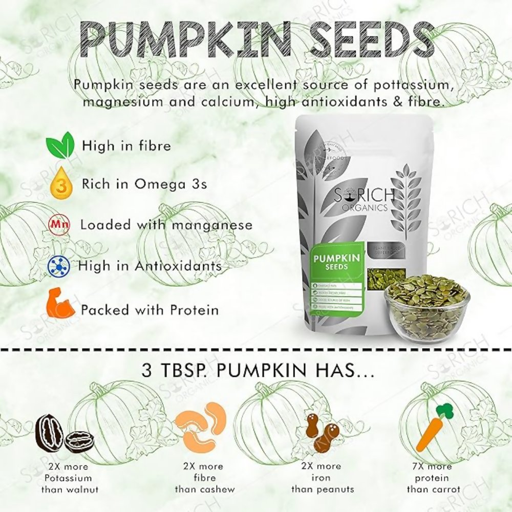 Sorich Organics Raw Flax Seeds + Pumpkin Seeds